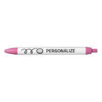 Custom name beach volleyball sports logo pen