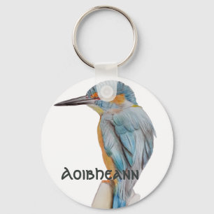 Custom Name Beautiful Bird  Key Ring