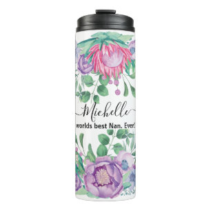 Custom name beautiful thermal tumbler