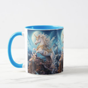 Custom Name Beautiful Unicorn Mug