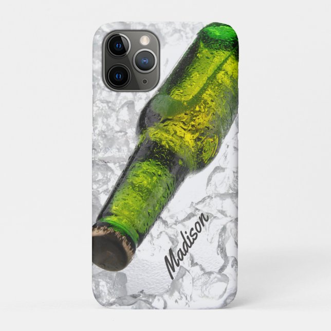 Custom name Beer on Ice phone cases (Back)