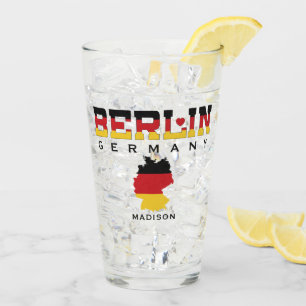 Custom Name Berlin Germany Glass
