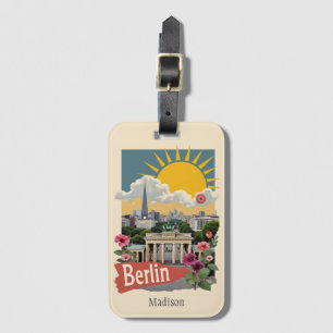 Custom Name Berlin, Germany Luggage Tag
