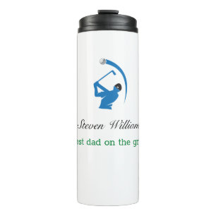 Custom Name Best Dad Thermal Tumbler