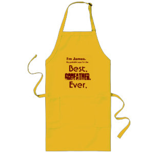 Custom Name Best Godfather Ever V01 Long Apron