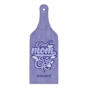 Custom Name "Best Mum Ever" Cutting Board