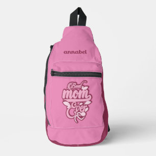 Custom Name "Best Mum Ever" Sling Bag