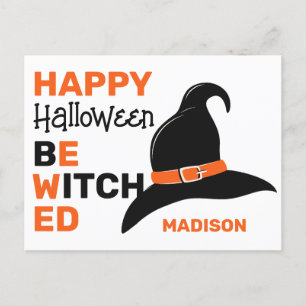 Custom Name Bewitched Postcard