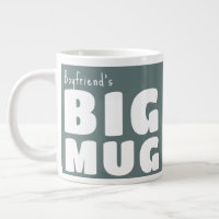 Custom Name Big Mug Gray C13 Funny Novelty