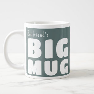 Custom Name Big Mug Gray C13 Funny Novelty