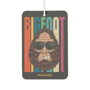 Custom Name Bigfoot Car Air Freshener