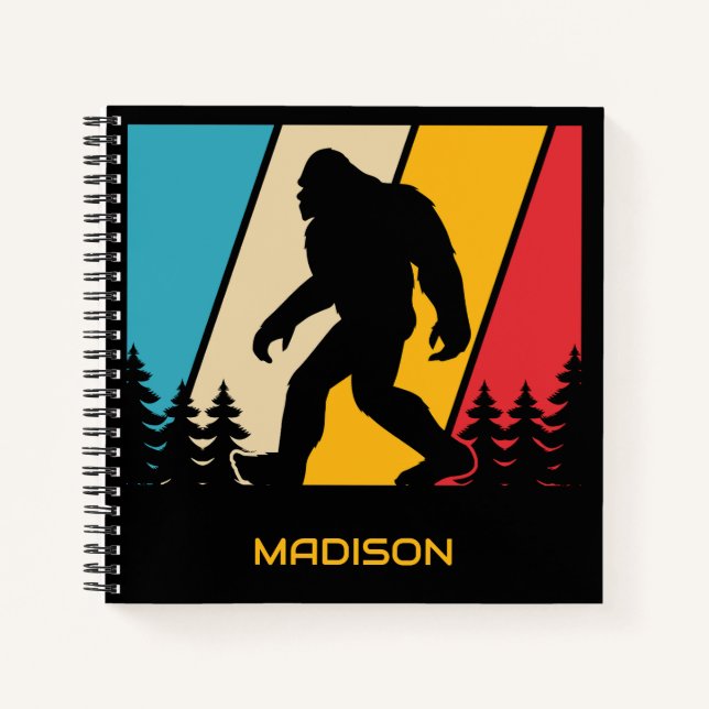 Custom Name Bigfoot Notebook (Front)