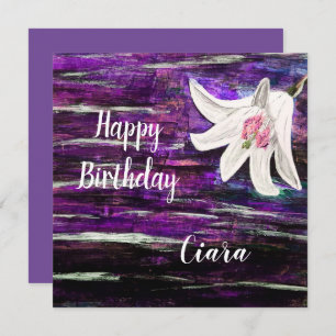 Custom Name Birthday Card