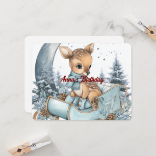 Custom Name Birthday Invitation   Cute Design