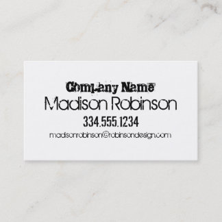 Custom Name; Black & Neon Aqua Turquoise Business Card
