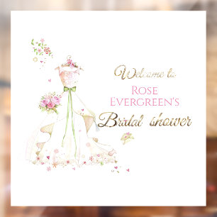 Custom Name Blushing Bride in Bloom Bride to Be