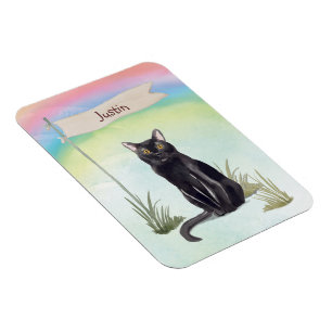 Custom Name Bombay Cat Pet Magnet