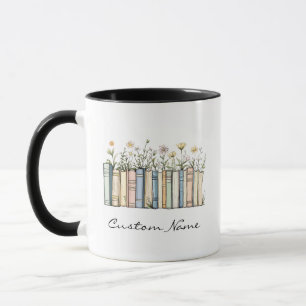 Custom Name Book Lover Mug