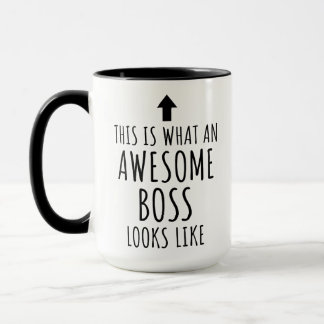 Custom Name, Boss Appreciation Gift Best Boss Ever Mug