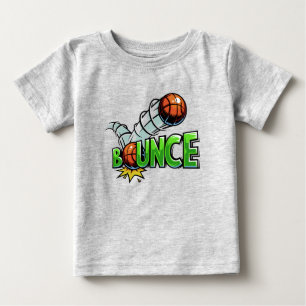 Custom name BOUNCE Basketball clothing Baby T-Shirt
