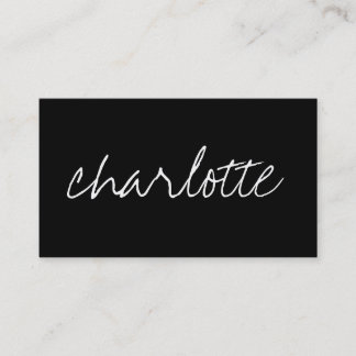 Custom Name Business Card