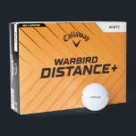 Custom Name Callaway Warbird Golf Balls<br><div class="desc">Custom Name Golf Balls.  Black text.  Callaway Warbird.</div>