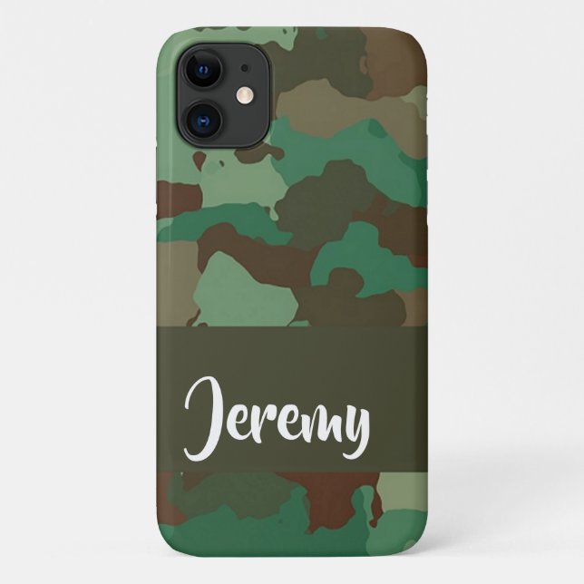 Custom  name camouflage pattern Case-Mate iPhone case (Back)