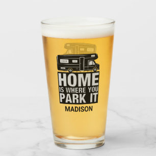 Custom name Camper Van Glass