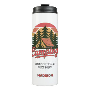 Custom Name Camping Thermal Tumbler
