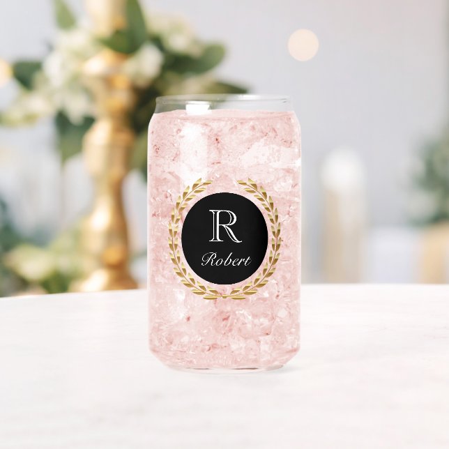 Custom Name Can Glass (Insitu (Wedding))