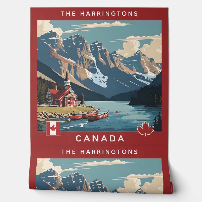 Custom Name Canada Wallpaper (Unrolling)