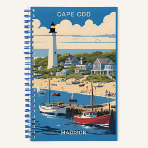 Custom Name Cape Cod Massachusetts Notebook