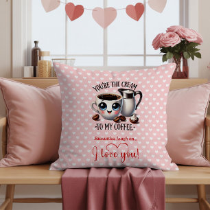 Custom Name Cartoon Fruit Funny Valentine Pillow