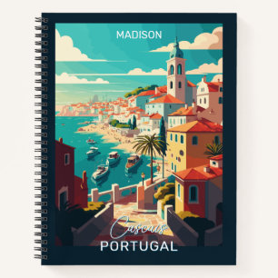 Custom Name Cascais Portugal Notebook