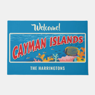 Custom Name Cayman Islands Doormat