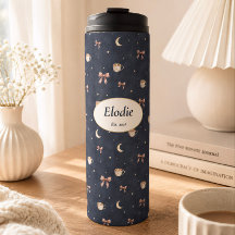 Custom Name Celestial Cottagecore Moon Stars Gift