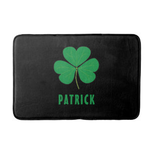 Custom Name Celtic Ireland Shamrock Irish Classic Bath Mat