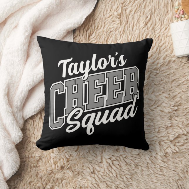 Custom NAME Cheerleader School Varsity Cheer Squad Cushion (Blanket)
