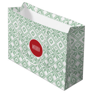Custom Name Christmas Gift Bags