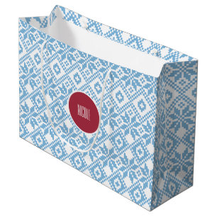 Custom Name Christmas Gift Bags