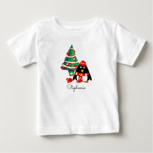 Custom Name. Christmas Kids T-Shirt