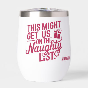 Custom Name Christmas Naughty List