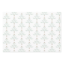 Custom Name Christmas Tree Wrapping Paper