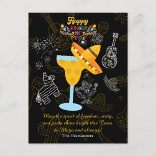 Custom Name Cinco de Mayo Fiesta Spanish Holiday Postcard