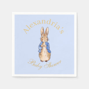 Custom name classic bunny  napkin