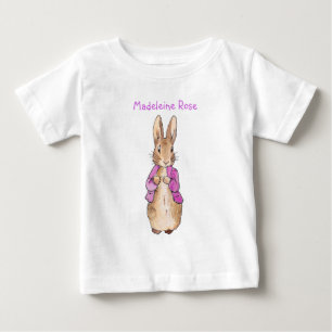 Custom name Classic bunny rabbit Baby T-Shirt