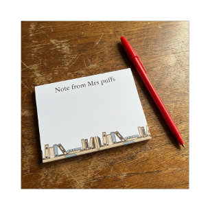 Custom Name Classroom Stationery Gift Post-it Notes