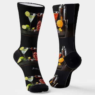 Custom Name Cocktail Party Socks