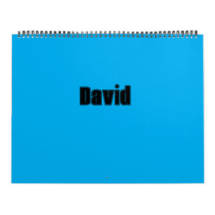 Custom Name Collage Sports Font Personalised Calendar