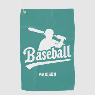 Custom Name & Colour Baseball Golf Towel